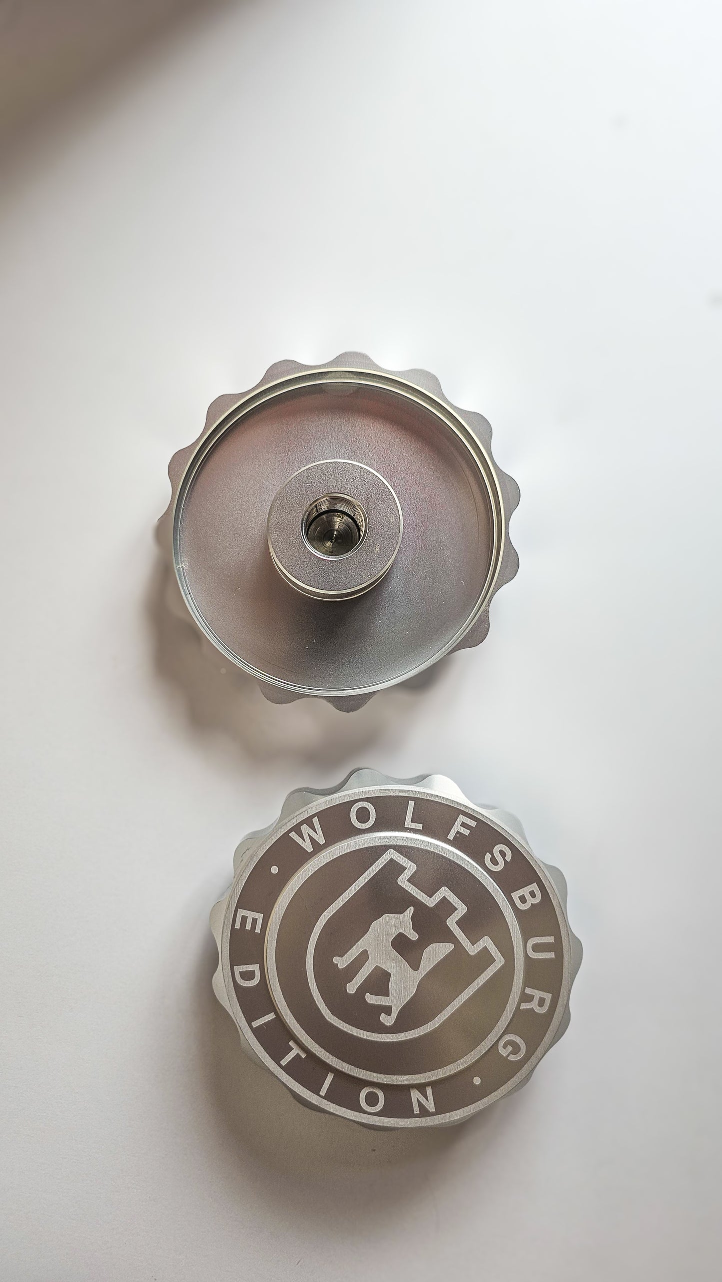 Tampa do parafuso do amortecedor em alumínio