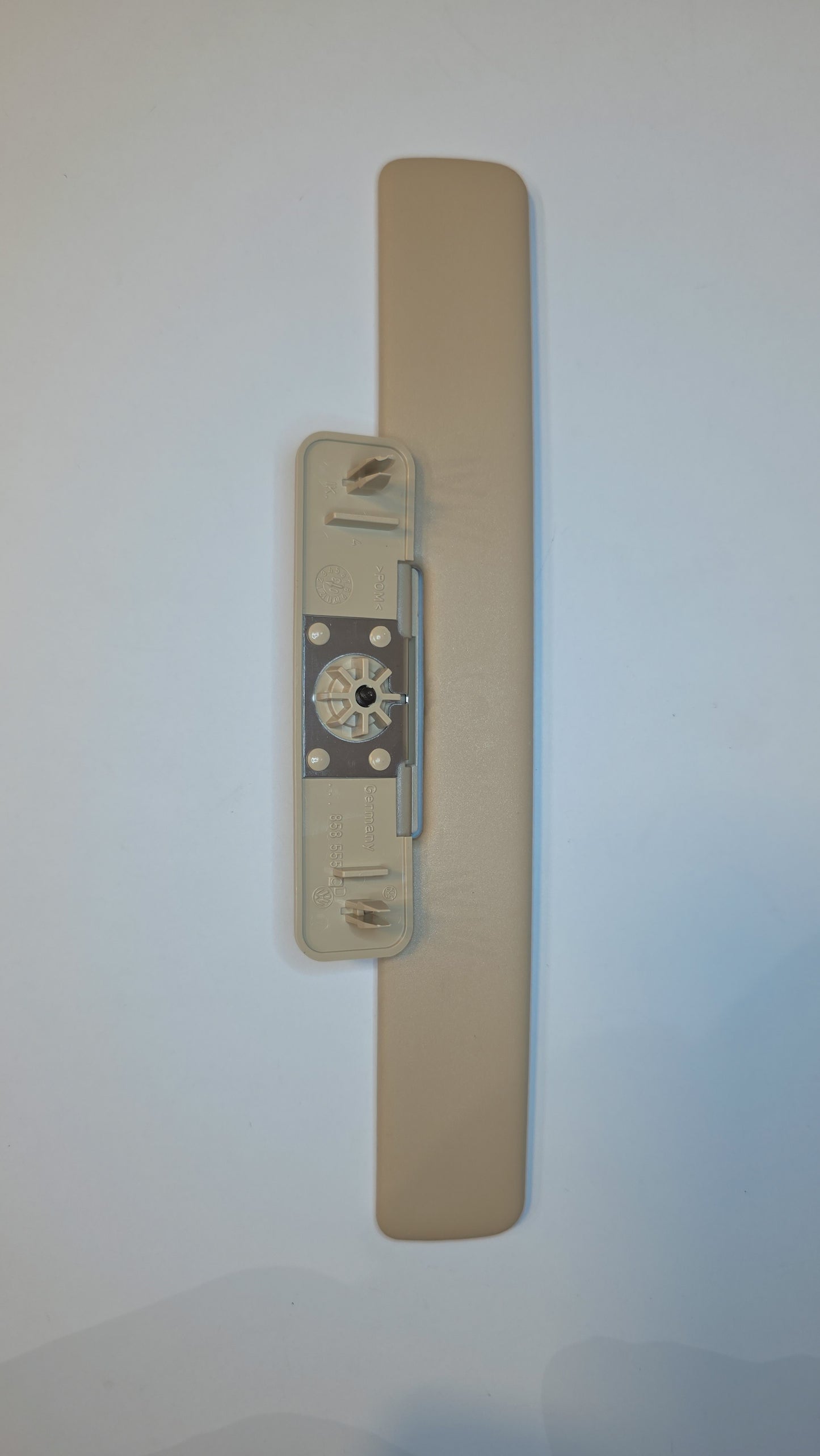 Viseira do quebra sol centro Passat e Golf. Bege claro