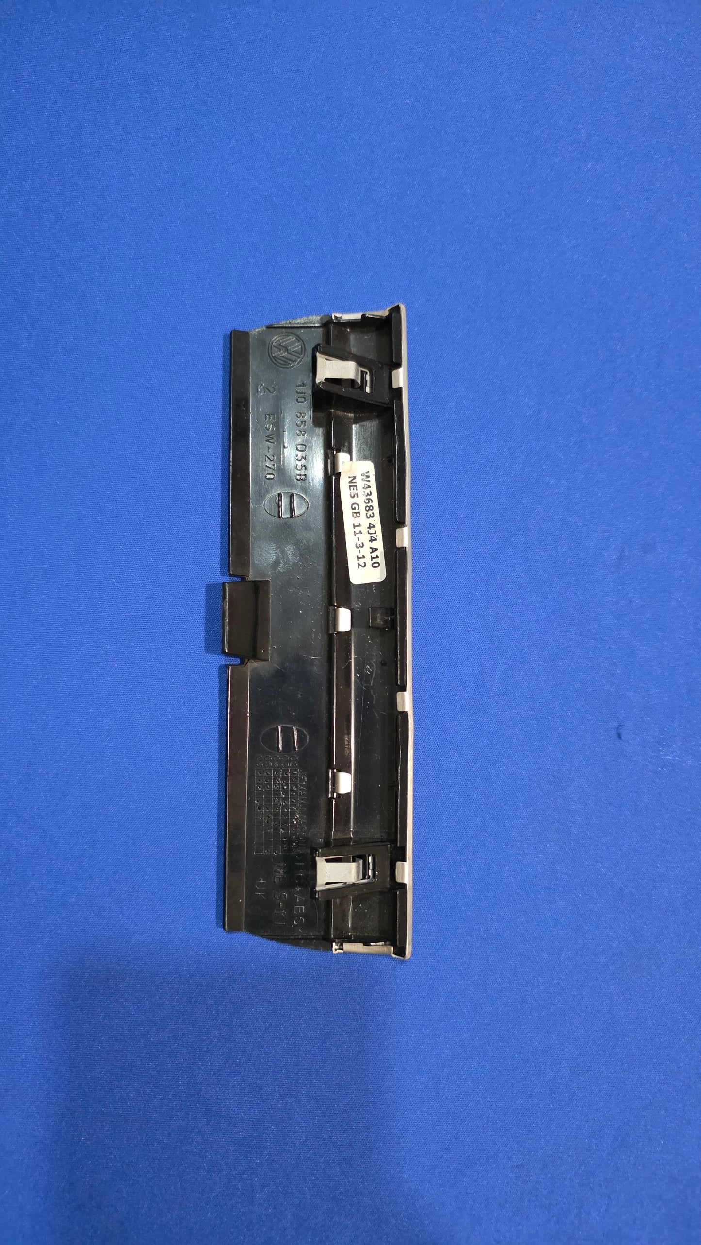 Tampa do scanner em aço escovado