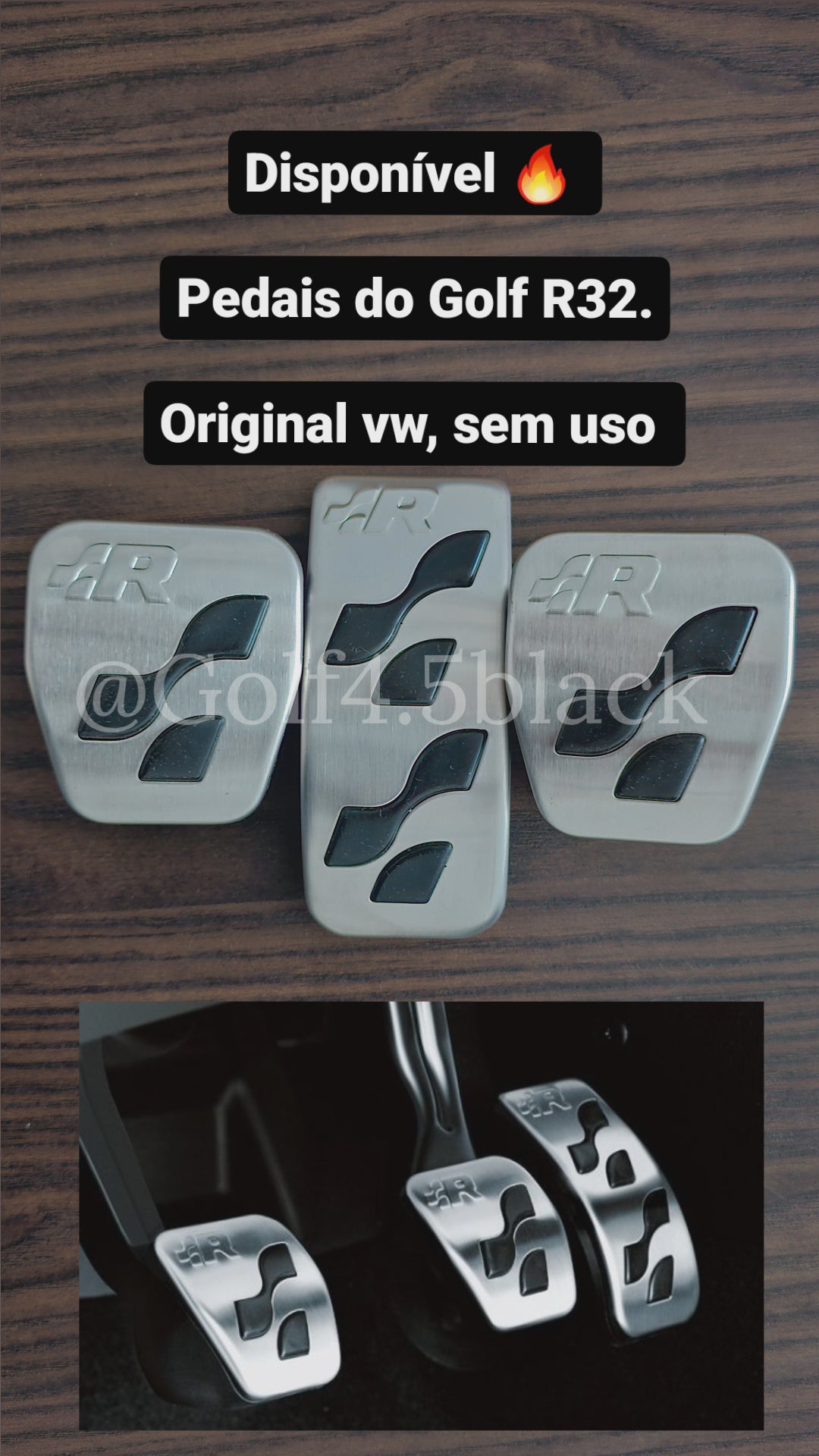 Kit de pedais golf R32