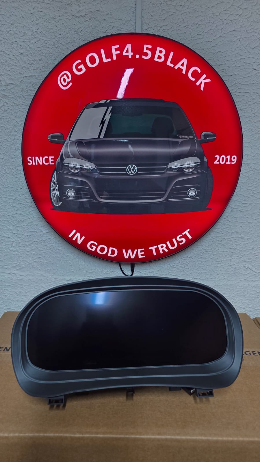 Painel digital para Golf mk4, mk4,5 e Bora